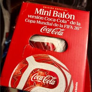 Trionda Coca Cola 4pk With One  Mini Ball Special Edition World Cup Mexico